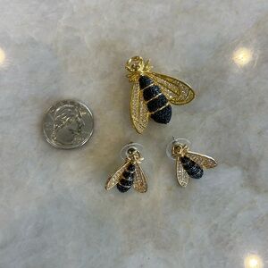 Swarovski JCB jewelry collection napoleon bee 🐝 brooch & earring set